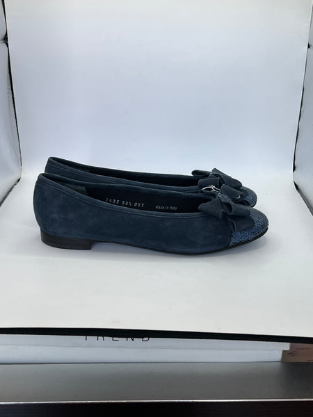 Ballerine blu con paillettes