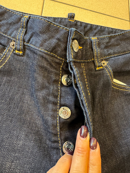 Jeans DSQUARED2 Boston Jean donna taglia 38 scuri straight