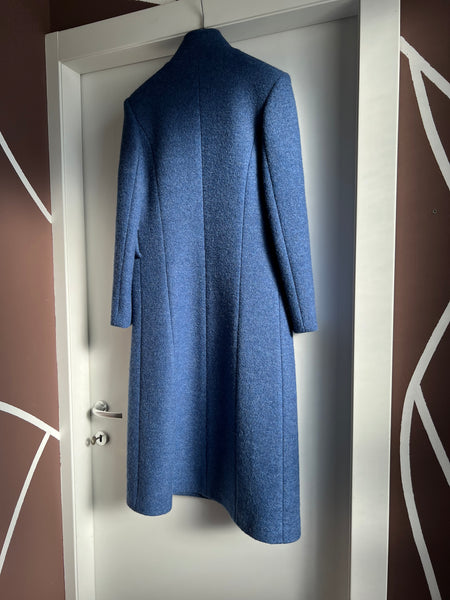Cappotto lungo blu