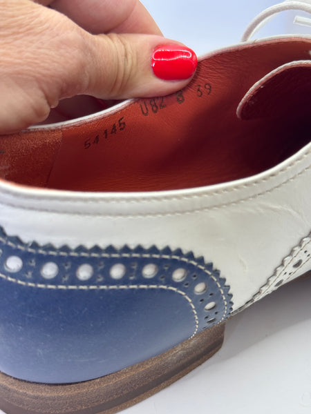 Stringate Santoni bicolori