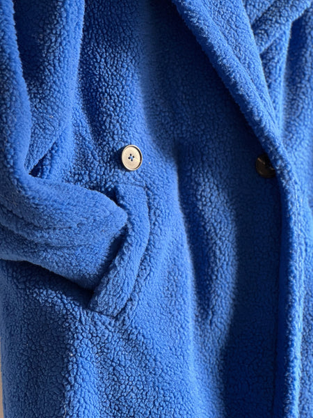 Cappotto Teddy Bear blu