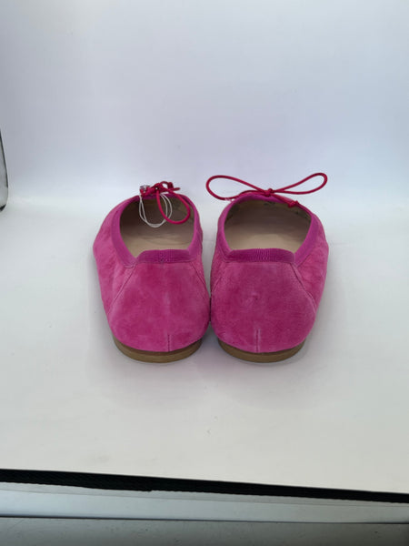 Ballerine fucsia in suede