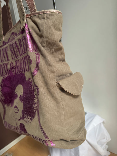 Borsa Tote Vintage D&G Dolce & Gabbana "Fun is My Life" - Autunno 2003 (Y2K Archive)