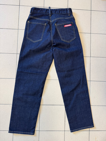 Jeans DSQUARED2 Boston Jean donna taglia 38 scuri straight
