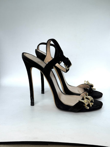 Sandali gioiello suede