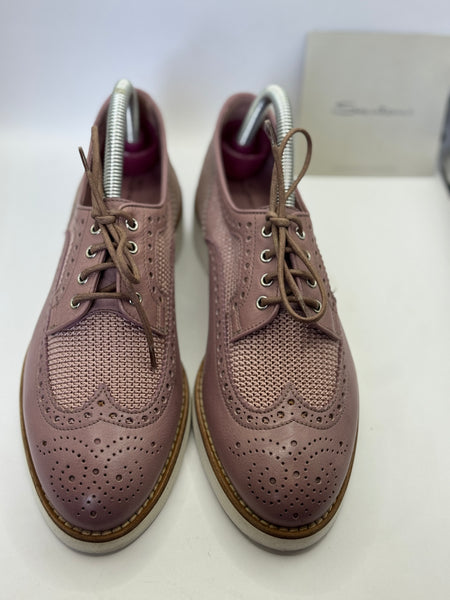Scarpe Derby rosa antico