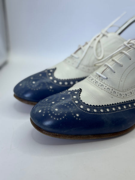 Stringate Santoni bicolori