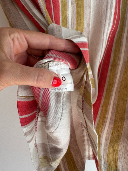 Giacca/Blazer in lino a righe
