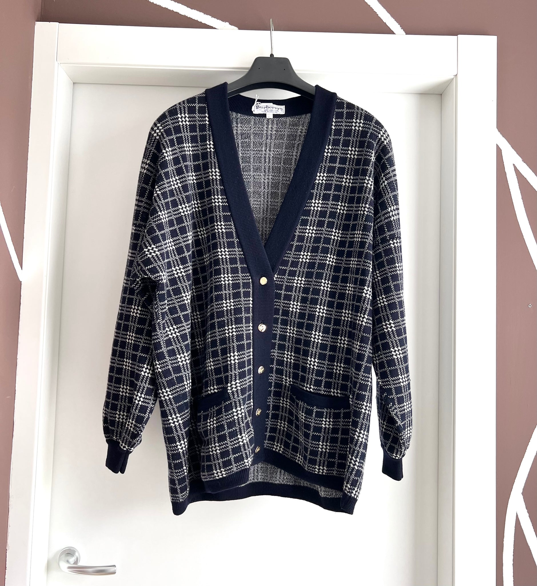 Cardigan Burberry vintage