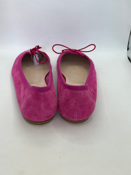 Ballerine fucsia in suede