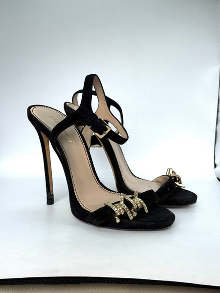 Sandali gioiello suede