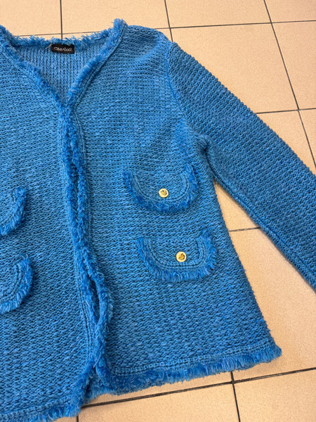 Giacca cardigan in maglia