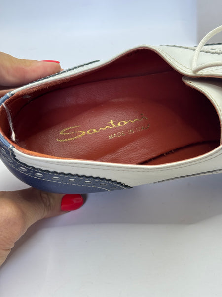 Stringate Santoni bicolori