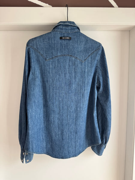 Camicia in denim elasticizza