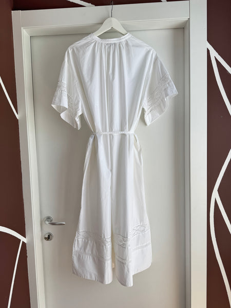 Abito in cotone con ricami