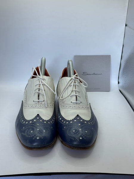 Stringate Santoni bicolori