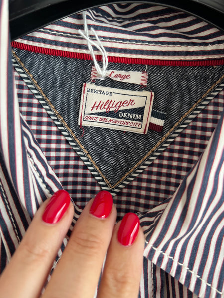 Camicia a righe uomo