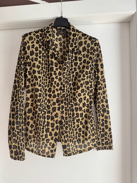 Camicia animalier Fendi vintage
