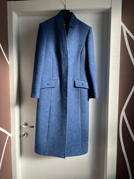 Cappotto lungo blu