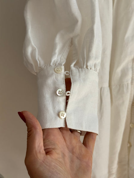 Abito bianco boho