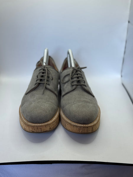 Scarpe Stringate Derby Church's "Impreza" in Tessuto Tecnico Grigio