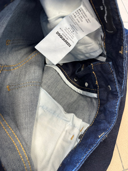 Jeans DSQUARED2 Boston Jean donna taglia 38 scuri straight