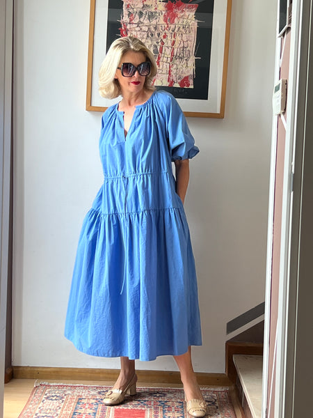 Maxi abito blue