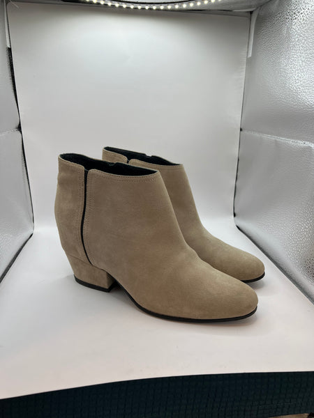 Tronchetti Siena in suede beige