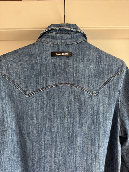 Camicia in denim elasticizza