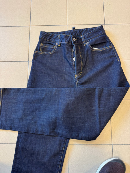 Jeans DSQUARED2 Boston Jean donna taglia 38 scuri straight