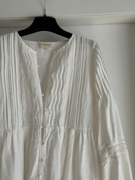 Abito bianco boho