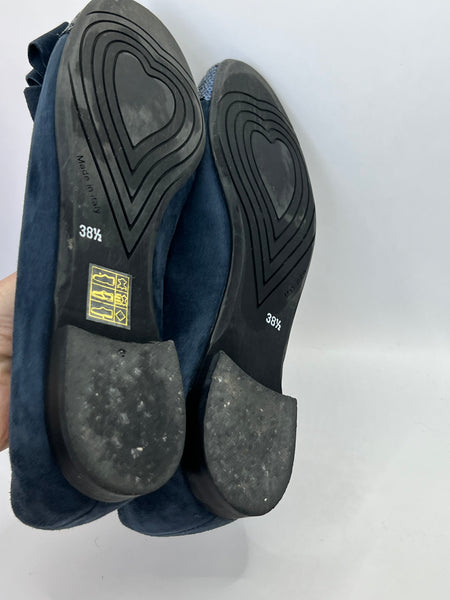 Ballerine blu con paillettes