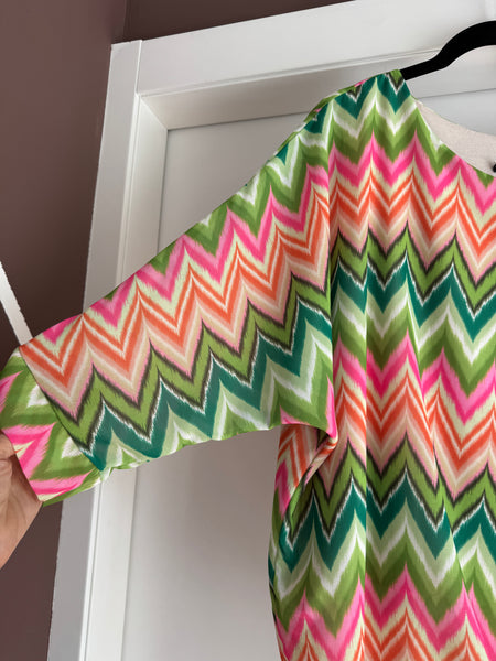 Blusa multicolore
