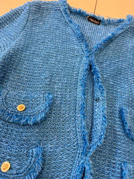 Giacca cardigan in maglia