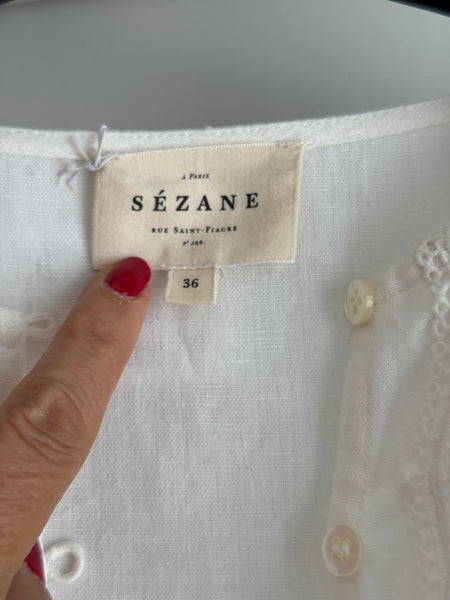Abito bianco boho