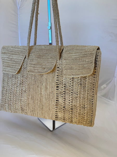 Borsa grande in rafia