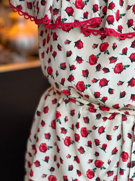 Completo vintage in seta
