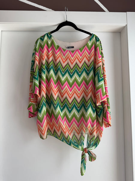 Blusa multicolore