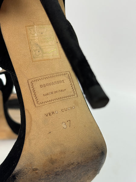 Sandali gioiello suede