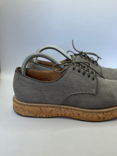 Scarpe Stringate Derby Church's "Impreza" in Tessuto Tecnico Grigio