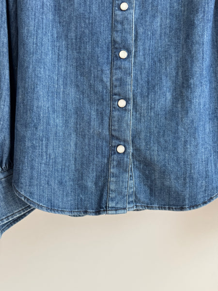 Camicia in denim elasticizza