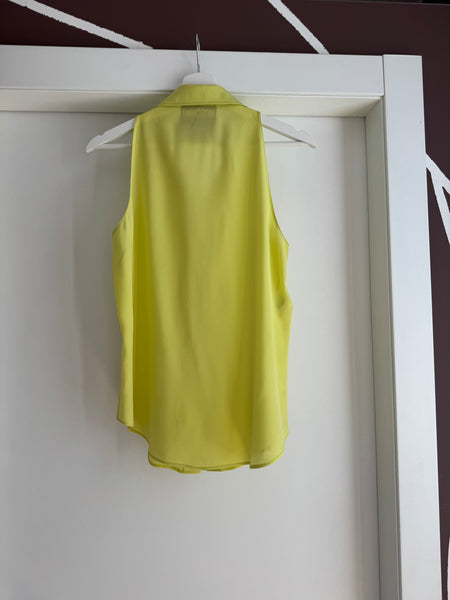 Top blusa smanicata