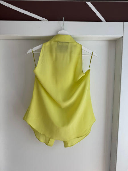 Top blusa smanicata