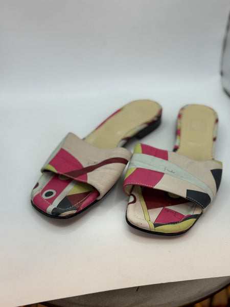 Mules in tessuto Pucci