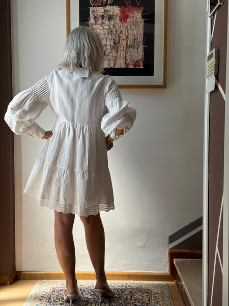 Abito bianco boho