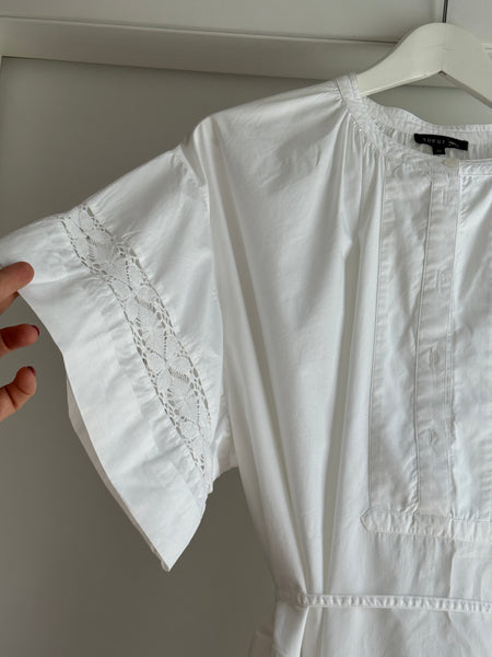 Abito in cotone con ricami