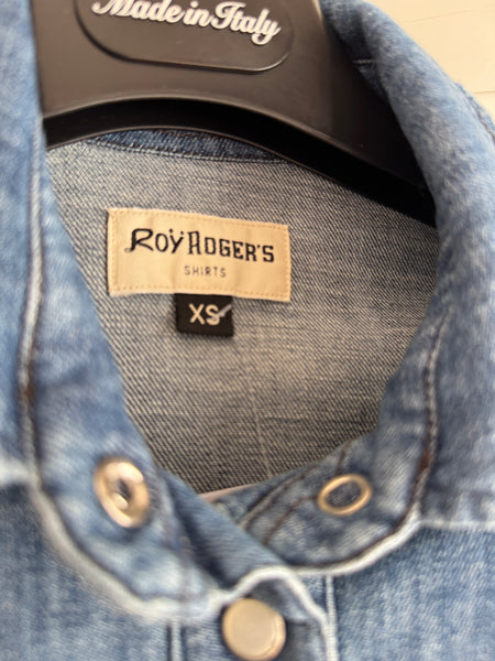Camicia in denim elasticizza