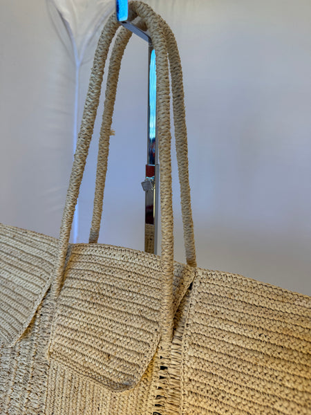 Borsa grande in rafia