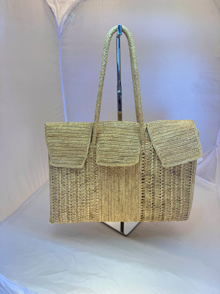 Borsa grande in rafia