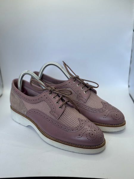 Scarpe Derby rosa antico